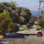 Scott W. Prior, “Old Carlsbad,” 2020, oil, 11 x 14 in., Available from artist, Plein air