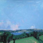 Painting landscapes - acrylic painting