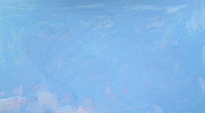 Painting landscapes - acrylic painting