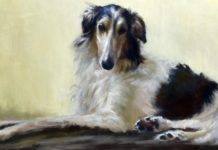 Plein Air Salon - Painting of a dog