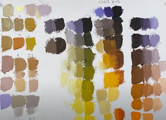 Understanding color theory with pastels