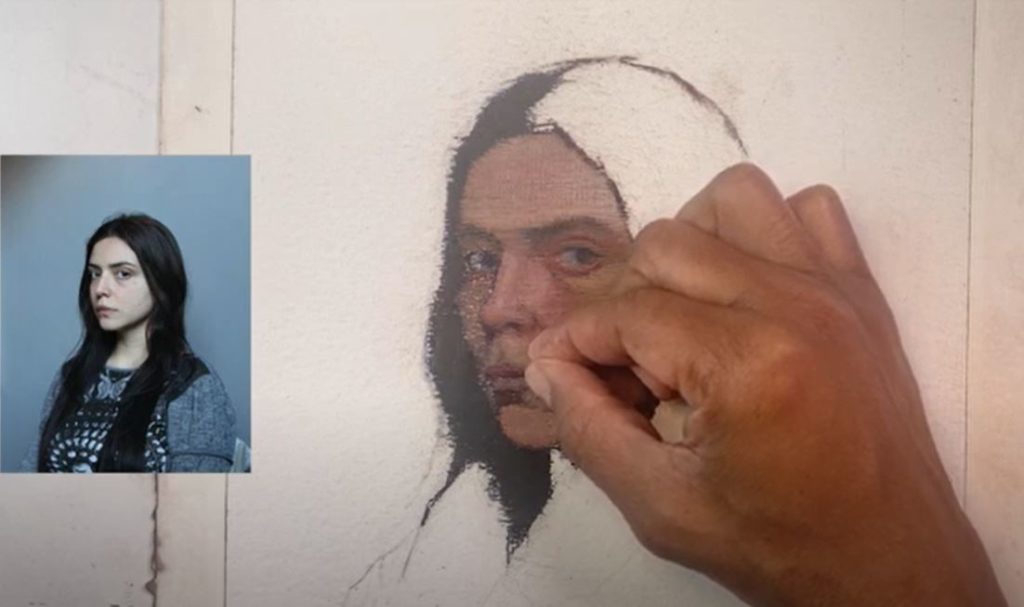 How to paint a portrait using pastels