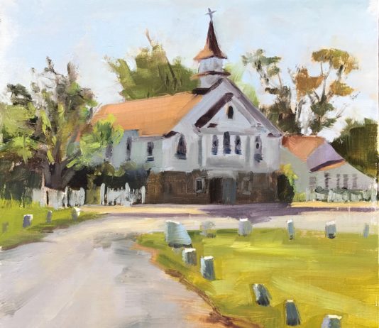 Country Roads: 12 Rural Landscape Paintings Paintings of churches