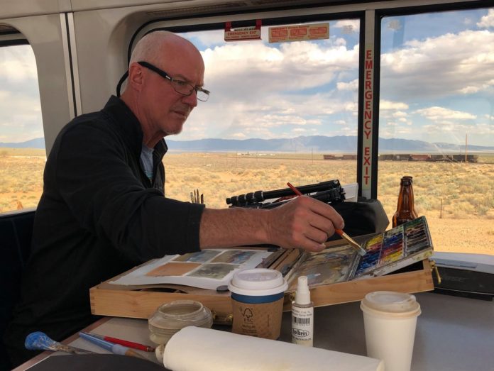 Larry Moore, featured in the PleinAir Podcast with Eric Rhoads, Episode 215