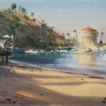 Andy Evansen, “Late Afternoon Sun,” 2020, watercolor, 11 x 15 in., Private collection, Plein air