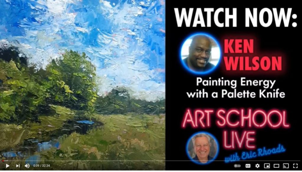 How to paint with a palette knife