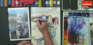 how to paint with watercolor - Tom Lynch