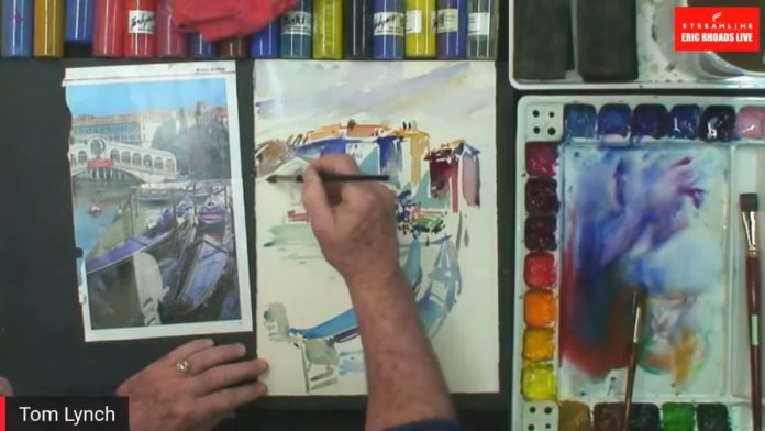how to paint with watercolor - Tom Lynch