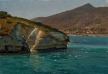 Painting on Location > "Chalk Cliffs" by Don Demers