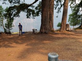 Painting with watercolor en plein air
