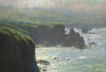 Painting values - John MacDonald, "Coastal Sunrise," 24 x 24 in.
