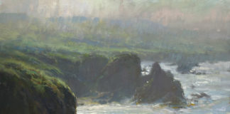 Painting values - John MacDonald, "Coastal Sunrise," 24 x 24 in.