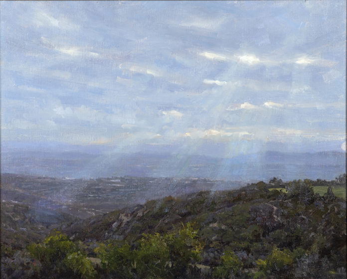 LPAPA winner - “Valley Below” by Carl Bretzke (16×20 oil)