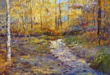 George Gallo on Finding Your Own Voice as an Artist George Gallo, "Stream at New Hope," 38 x 50 inches, Oil on canvas