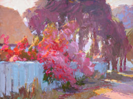 How to paint like Monet - “Flowers at Sunset” by Camille Przewodek