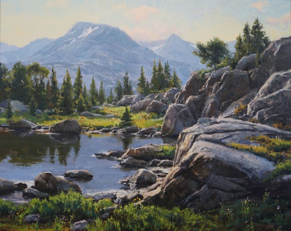 "Beartooth High Country" by Aaron Schuerr, 24x30 in., Oil