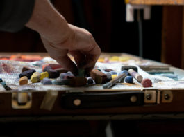 3 Ways to Paint with Pastels Safely A scene from Brenda Boylan's upcoming video workshop on how to paint with pastels
