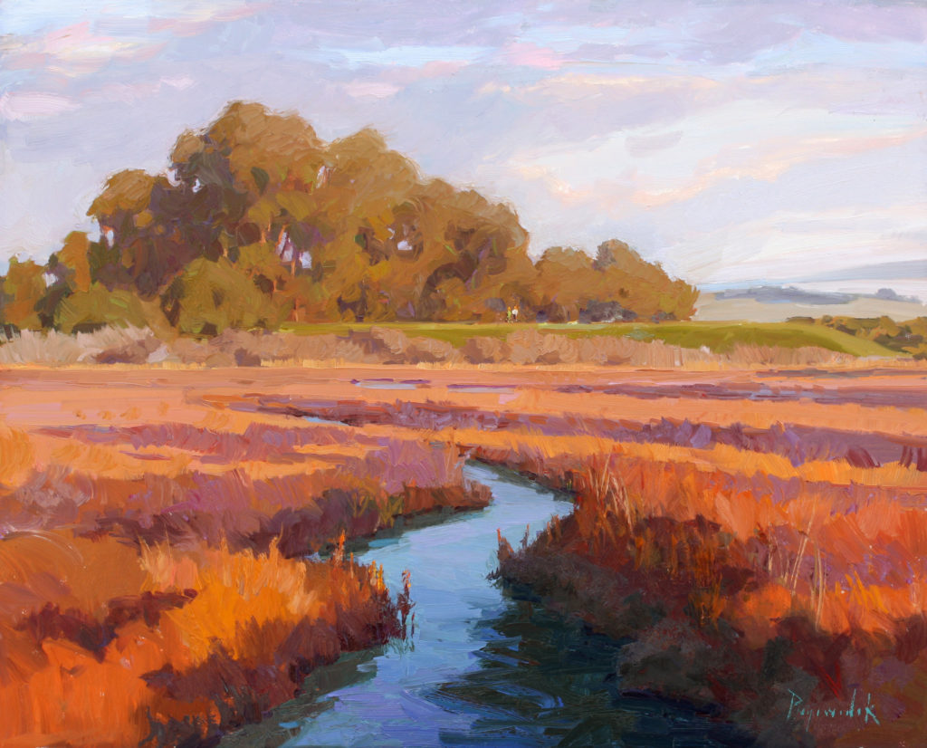 "On Golden Marsh (16 x 20 in.), by Camille Przewodek