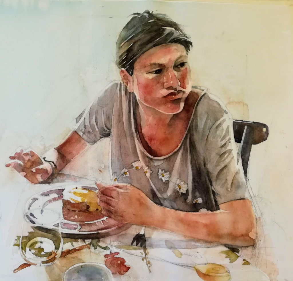 Francesco Fontana, "Early Breakfast with Jet Lag," 37 x 44 cm