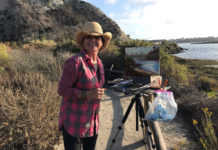 How Michele Usibelli is Breaking New Ground Michelle Usebelli painting en plein air