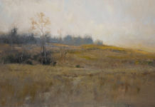 How to paint landscapes - John MacDonald, "October Dusk," 12 x 24 in.