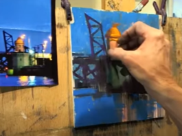 Secrets of Painting a Nighttime Look how to paint with pastels