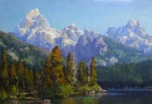 Landscape painting by Bill Davidson