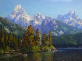 Landscape painting by Bill Davidson