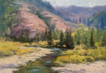 Step by Step: Painting a Scene from the Greys River Step 5: Pulling it all together