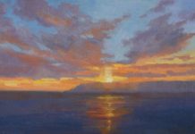 Dealing with art criticism - Ellen Howard, “Going to the Light,” 8 x 16 in.