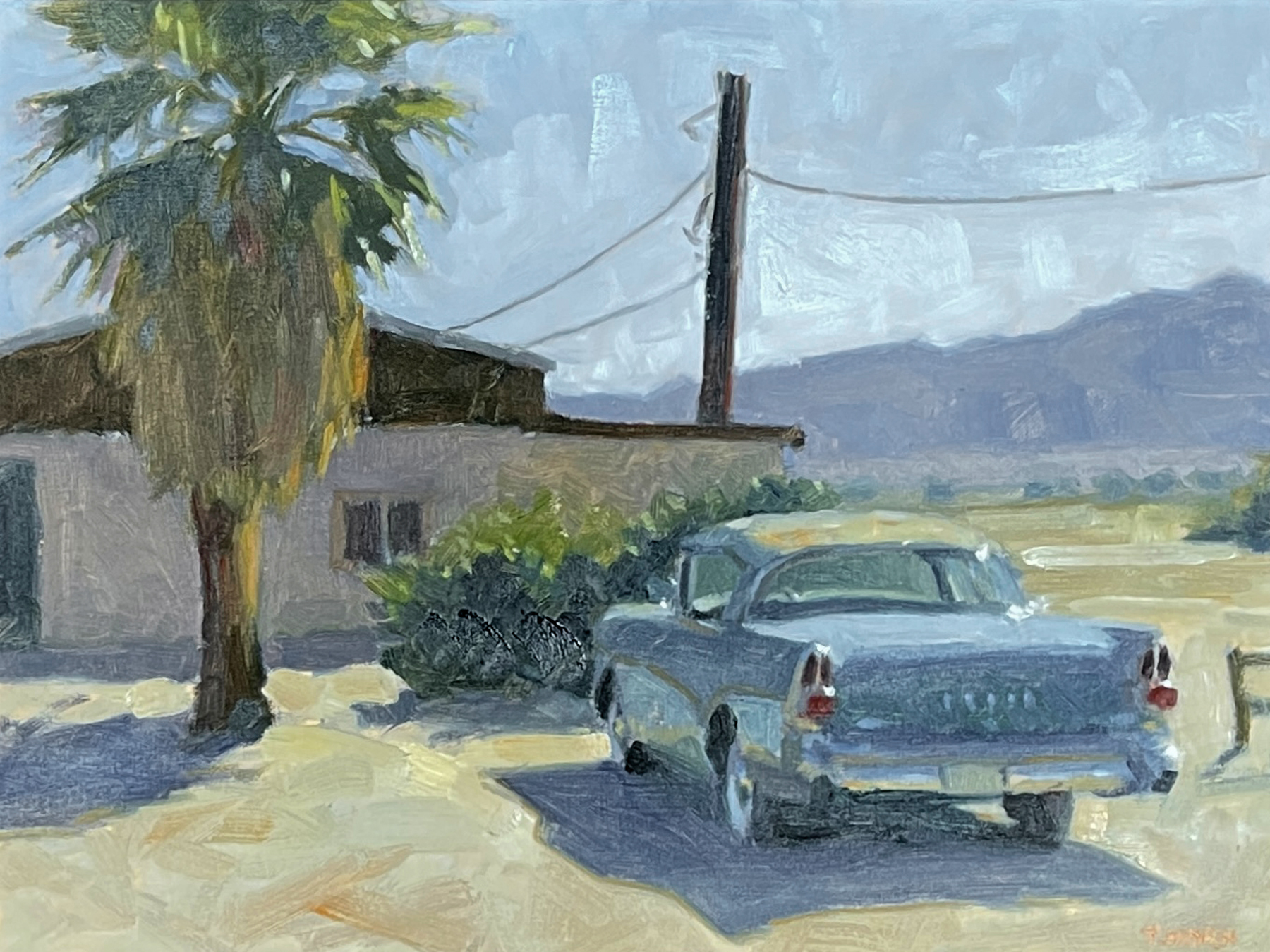 Tim Horn, “Desert Patina,” 12 x 16 in., oil, plein air