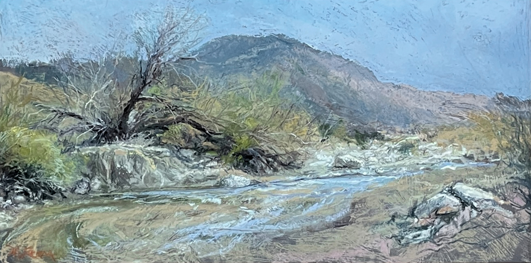 Margi Lucena, "Coyote Canyon Creek"