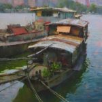 PleinAir Salon - painting of boats