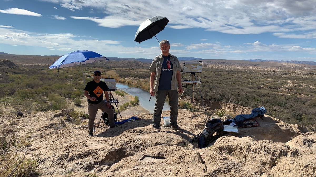 Rattlesnake gang plein air painters