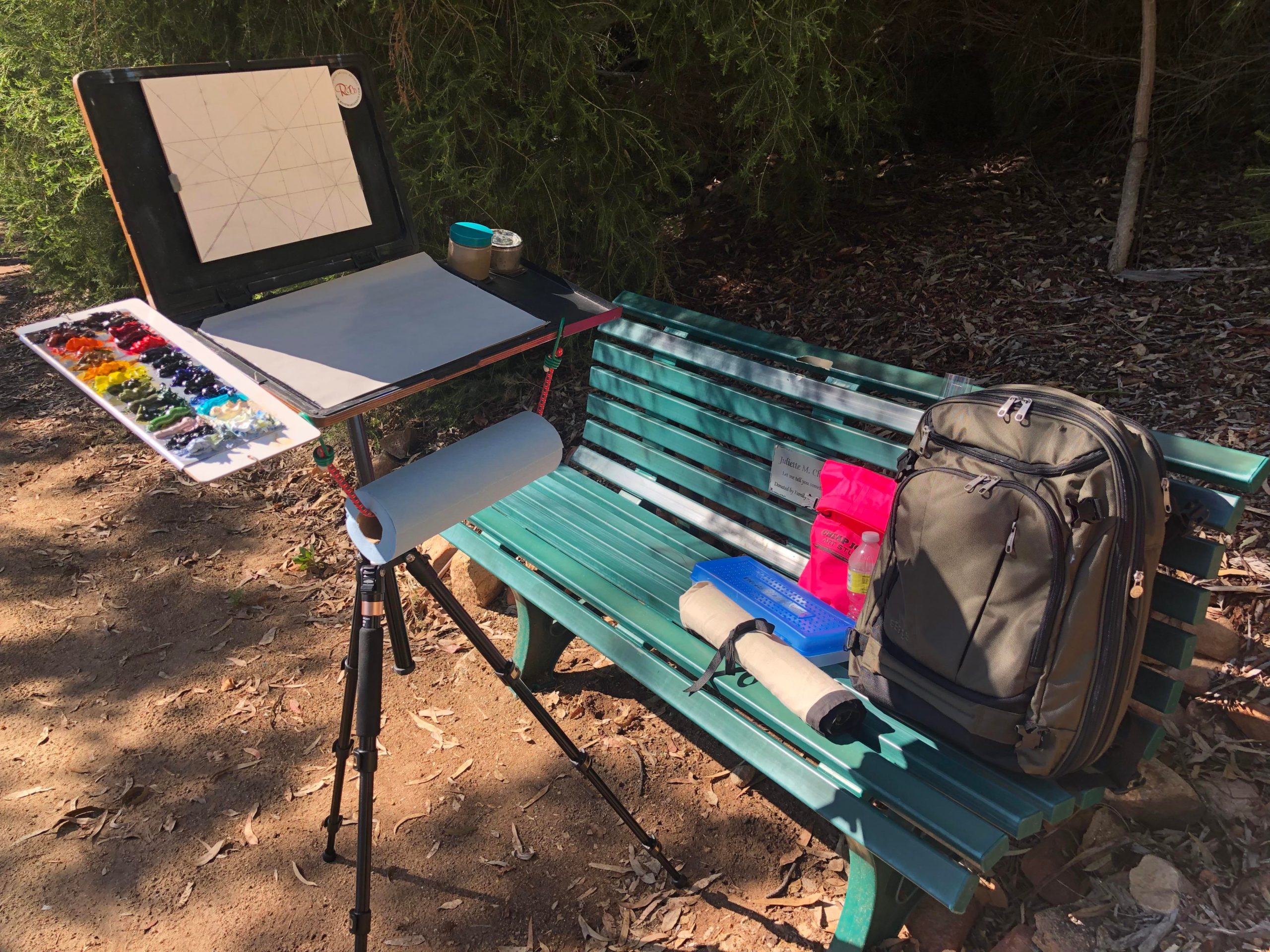Oarencol Paris Street Landscape Artwork Painting Backpack Bookbag Daypack Travel Hiking Camping School Laptop Bag