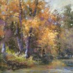 Demo: Evoking a Mood in a Landscape Painting Nancy Nowak, "Moment’s Peace," 2016, pastel, 9 x 12 in., Collection the artist, Plein air and studio