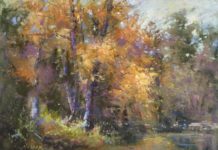Nancy Nowak, "Moment’s Peace," 2016, pastel, 9 x 12 in., Collection the artist, Plein air and studio
