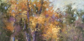 Nancy Nowak, "Moment’s Peace," 2016, pastel, 9 x 12 in., Collection the artist, Plein air and studio