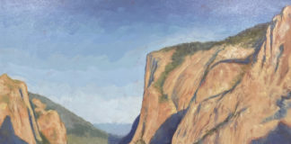 Art fairs - Richard J. Oliver landscape painting