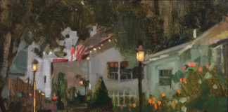 Painting on location