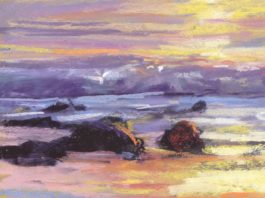 Painting small works in pastel