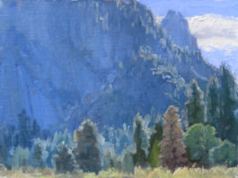 Painting of Yosemite Valley