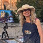 Overcome Your Introversion: Networking at Plein Air Events Plein air painter Michele Byrne