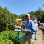 Eric Rhoads and friends painting en plein air at a Publisher's Invitational