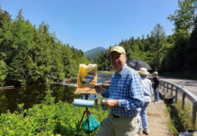 Eric Rhoads and friends painting en plein air at a Publisher's Invitational