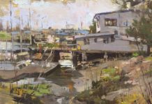 plein air painting by Hsin-Yao Tseng artist