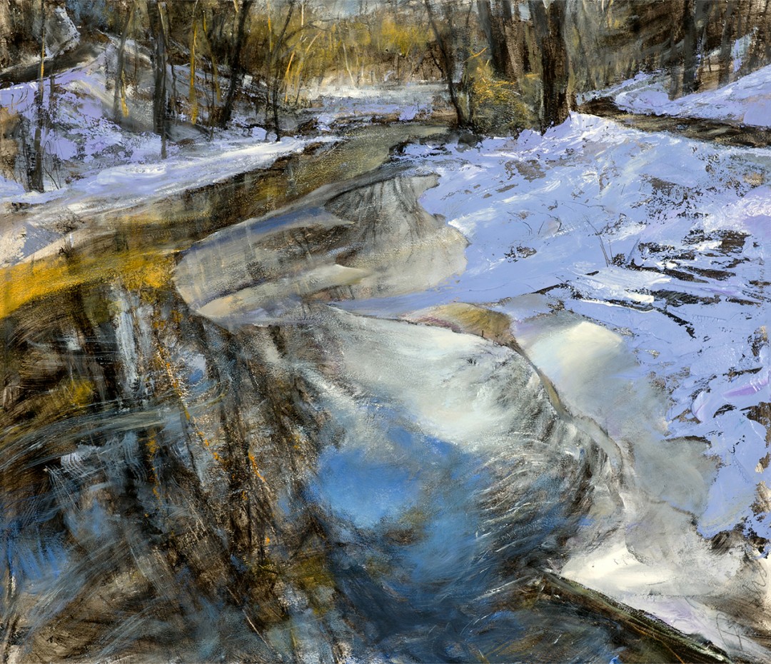 12th Annual April Plein Air Salon Awards Phillip Harris Second Place Overall Winter Thaw No. 6