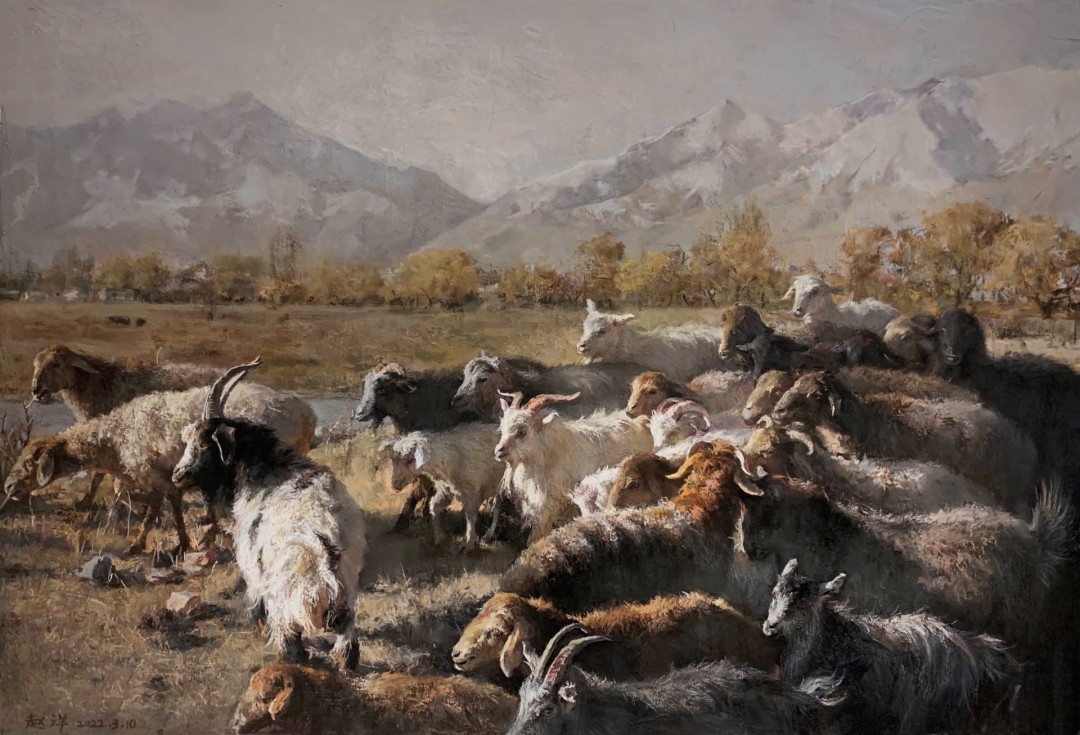 12th Annual April Plein Air Salon Awards Yang Zhao Animals & Birds honorable Mention