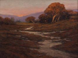 Little by Little painting landscapes - "Homeward" by Steve Curry