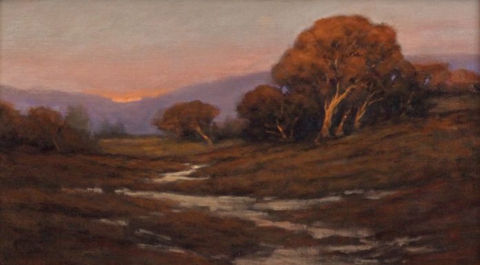 painting landscapes - "Homeward" by Steve Curry